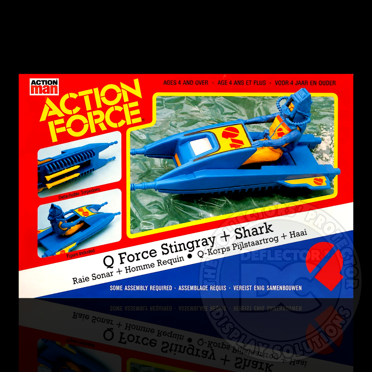 Action Man Action Force Q Force Stingray and Shark (Picture