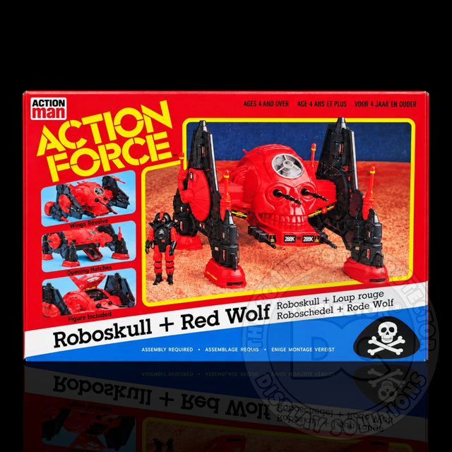 Action Man Action Force Roboskull and Redwolf (Picture Box)