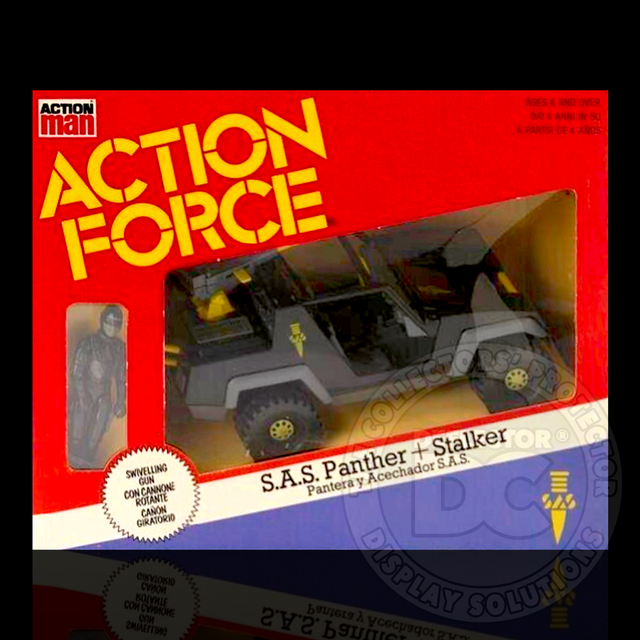 Action Man Action Force S.A.S. Panther + Stalker (Window
