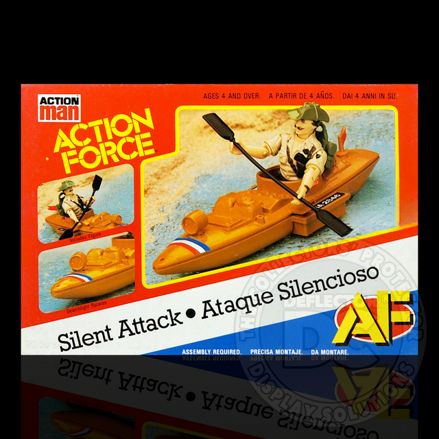 Action Man Action Force Silent Attack (Picture Box) Display
