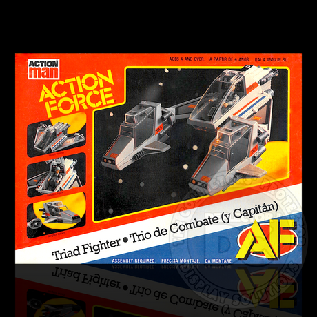 Action Man Action Force Triad Fighter and Captain (Picture