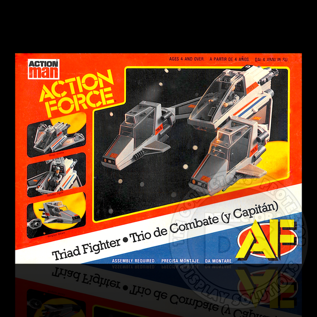 Action Man Action Force Triad Fighter and Captain (Picture