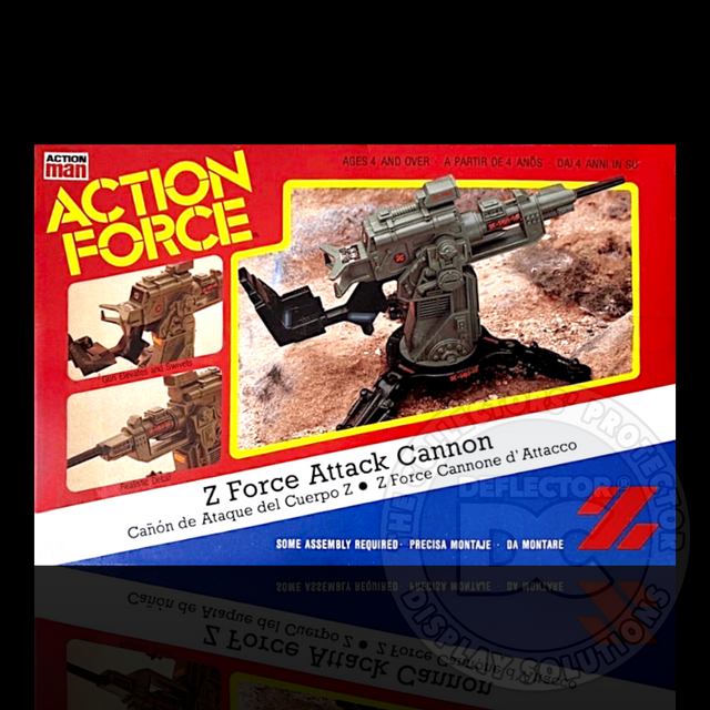 Action Man Action Force Z Force Attack Cannon (Picture Box)