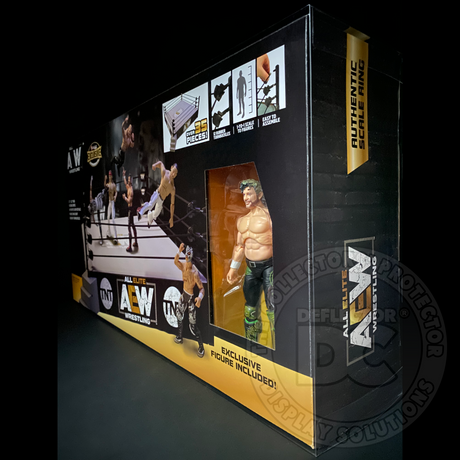 AEW Unrivaled Collection Authentic Scale Ring Display Case