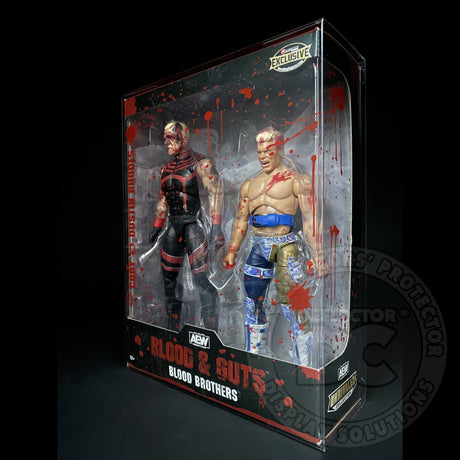 AEW Unrivaled Collection Blood Brothers Figure Display Case