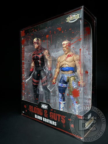 AEW Unrivaled Collection Blood Brothers Figure Display Case