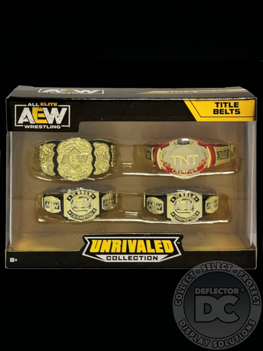 AEW Unrivaled Collection Championship Title Belt 4 Pack