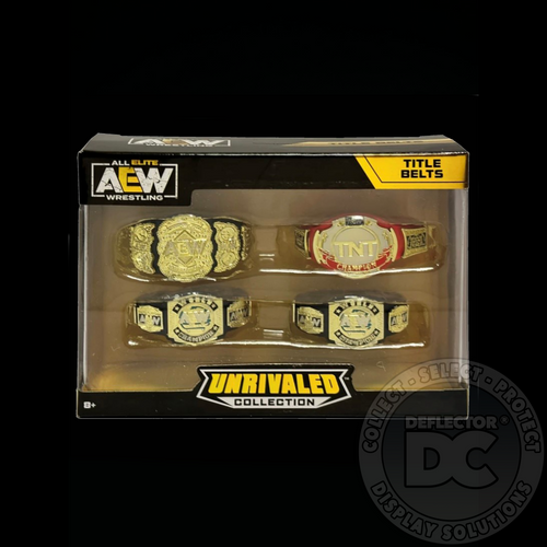 AEW Unrivaled Collection Championship Title Belt 4 Pack