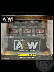 AEW Unrivaled Collection Commentary Pack Display Case