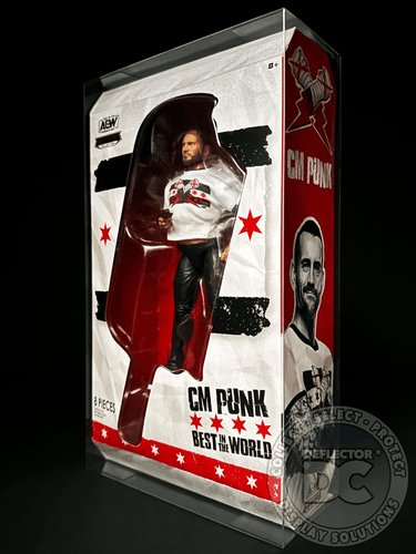 AEW Unrivaled Collection First Dance CM Punk Figure Display