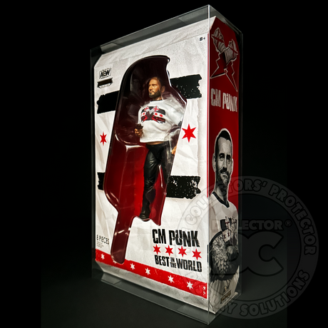 AEW Unrivaled Collection First Dance CM Punk Figure Display