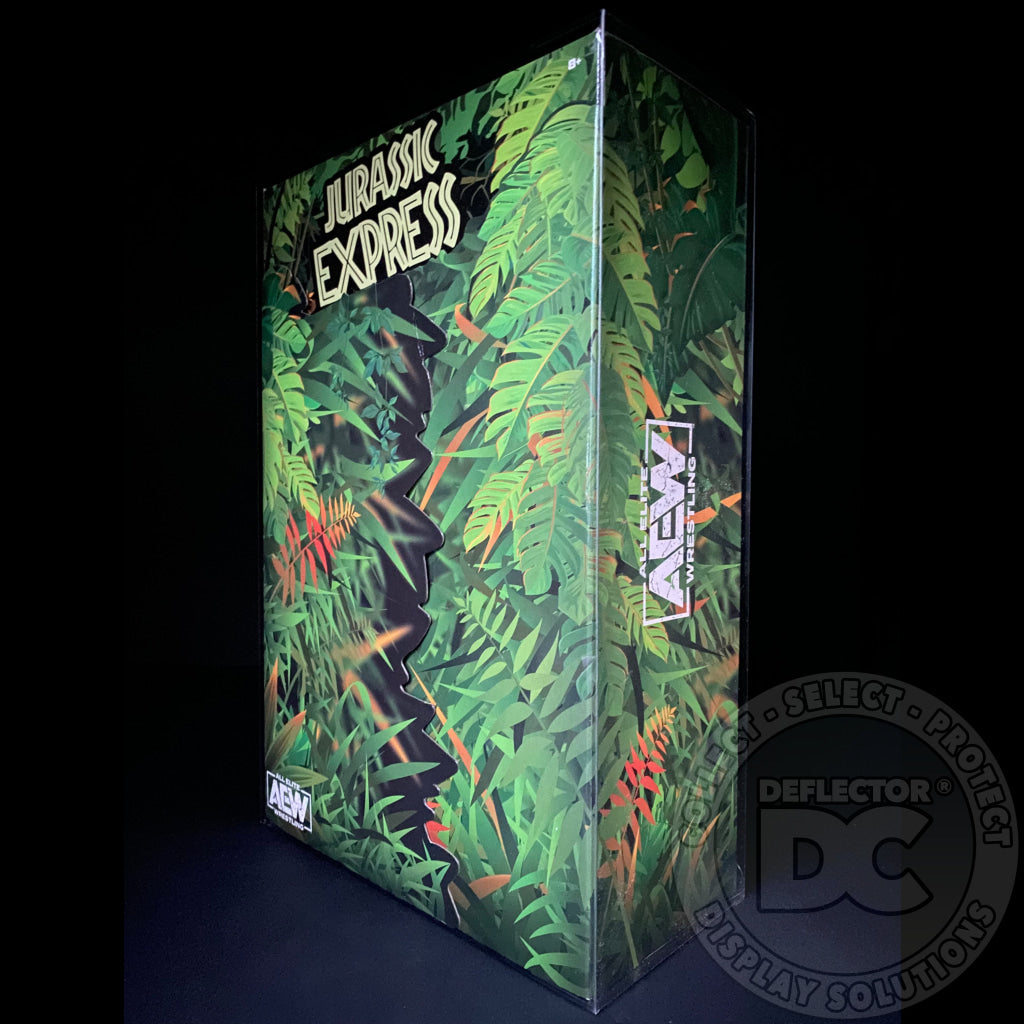 AEW Unrivaled Collection Jurassic Express Figure Display