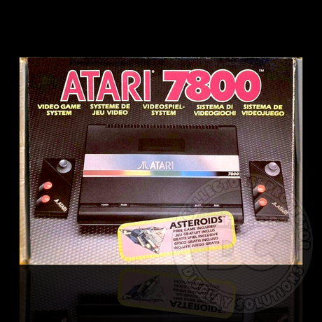 Atari 7800 Game Console Display Case