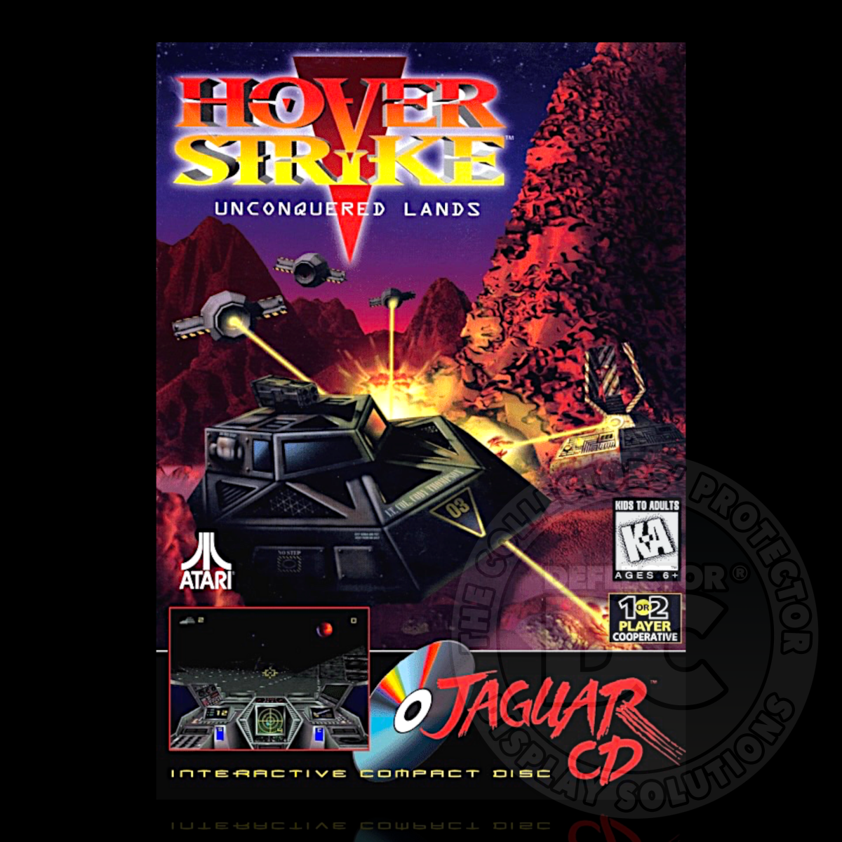 Atari Jaguar CD Interactive Compact Disc (Big Box) Display