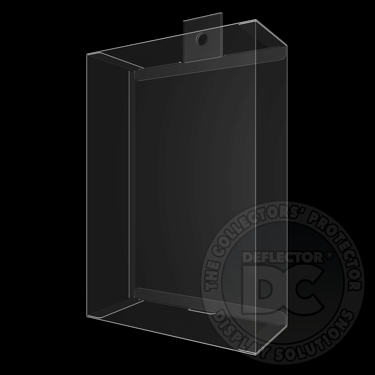 Back To The Future Ultimate (NECA) Figure Display Case DELUXE 600µm / Hang Tab Cover Folding Display Case