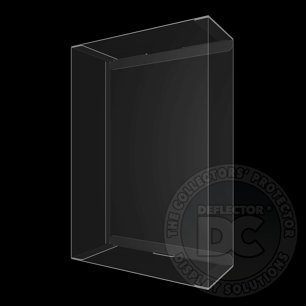 Back To The Future Ultimate (NECA) Figure Display Case DELUXE 600µm / Hang Tab Slot Folding Display Case