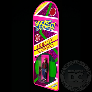 Back Future Marty McFly Hoverboard ReAction Figures Display