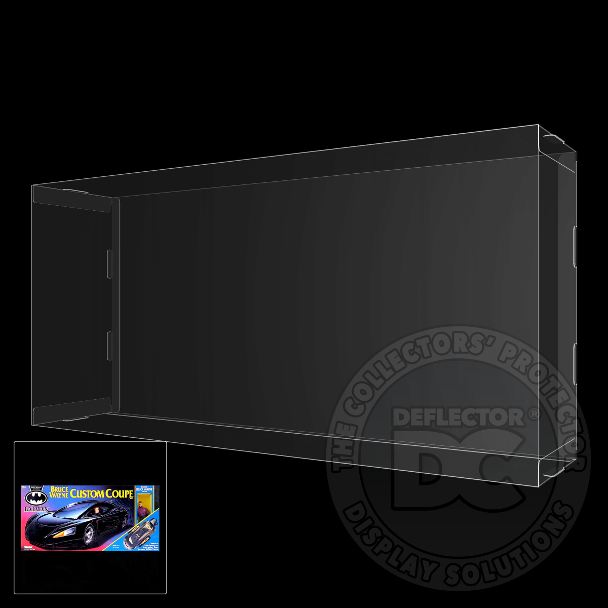 Batman Returns Bruce Wayne Custom Coupe Display Case
