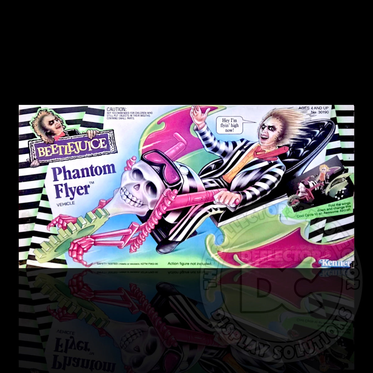 Beetlejuice Phantom Flyer (Kenner) Vehicle Display Case