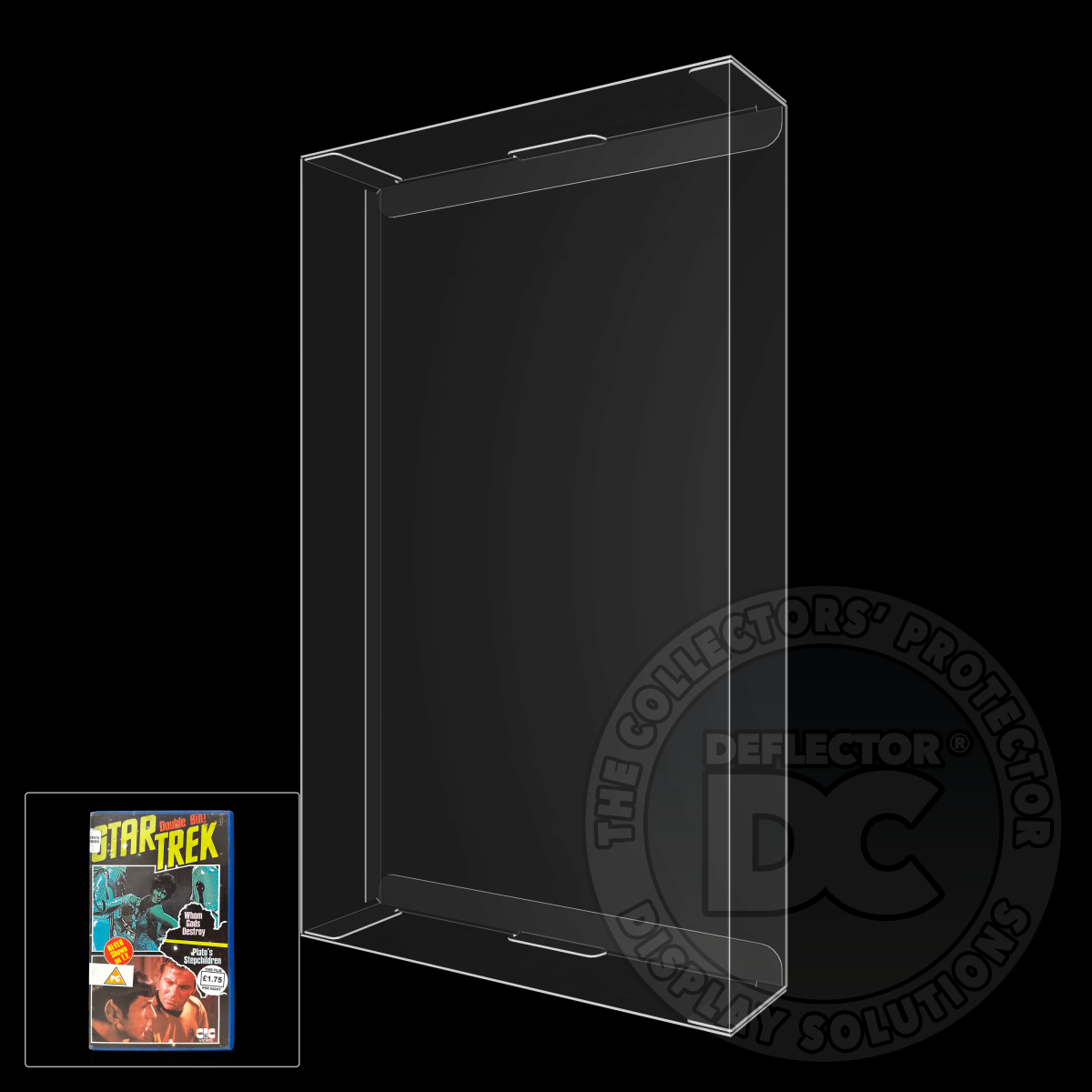 Betamax Tape with Hard Case (Dual Fit) Display Case