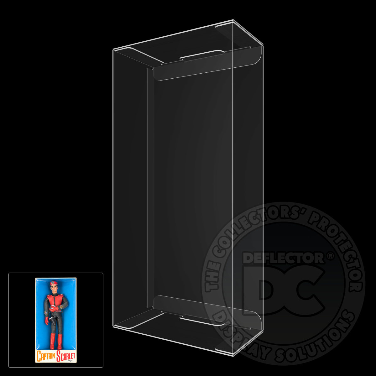 Captain Scarlet (Pedigree) Figure Display Case