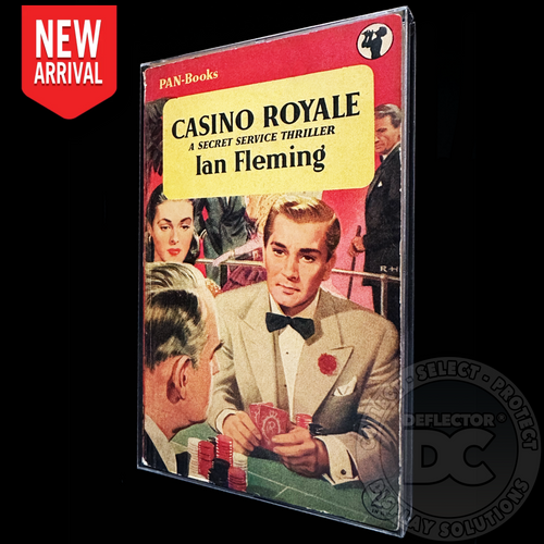 Casino Royale First Edition (UK) Paperback Book Display Case