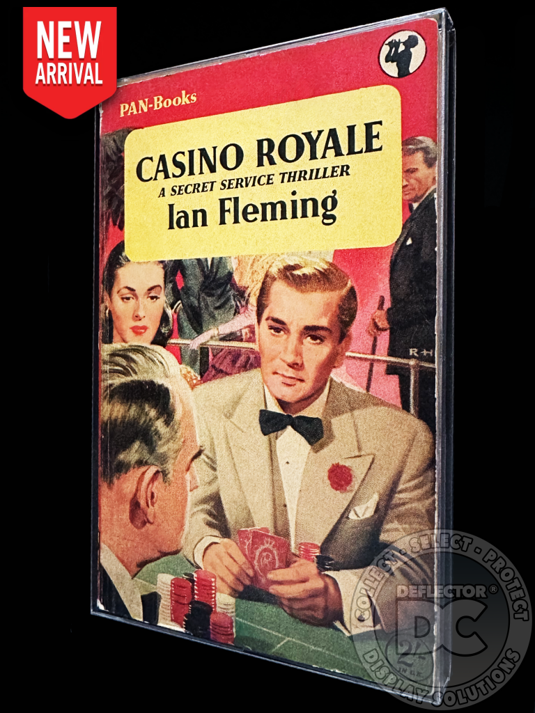 Casino Royale First Edition (UK) Paperback Book Display Case