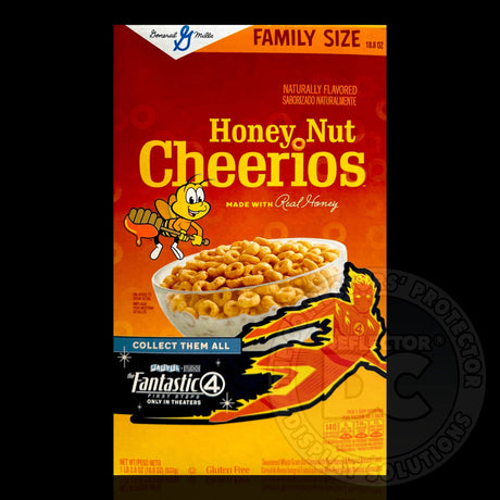 Cheerios Fantastic Four First Steps Cereal Box Display Case