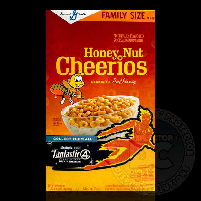 Cheerios Fantastic Four First Steps Cereal Box Display Case