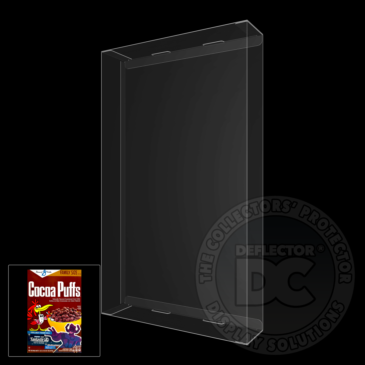 Cocoa Puffs Fantastic Four First Steps Cereal Box Display