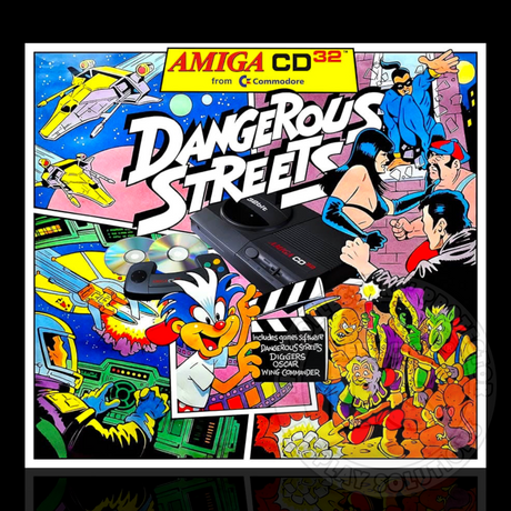 Commodore Amiga CD32 (Dangerous Streets) Game Console