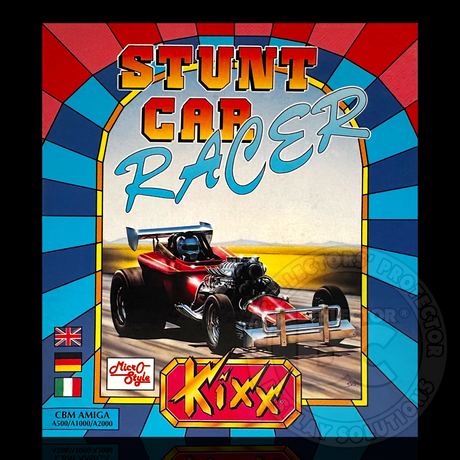 Commodore Amiga Stunt Car Racer (KIXX) Game Display Case
