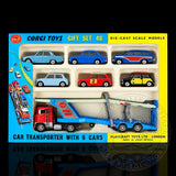 Corgi Toys Gift Set 48 Car Transporter With 6 Cars Display