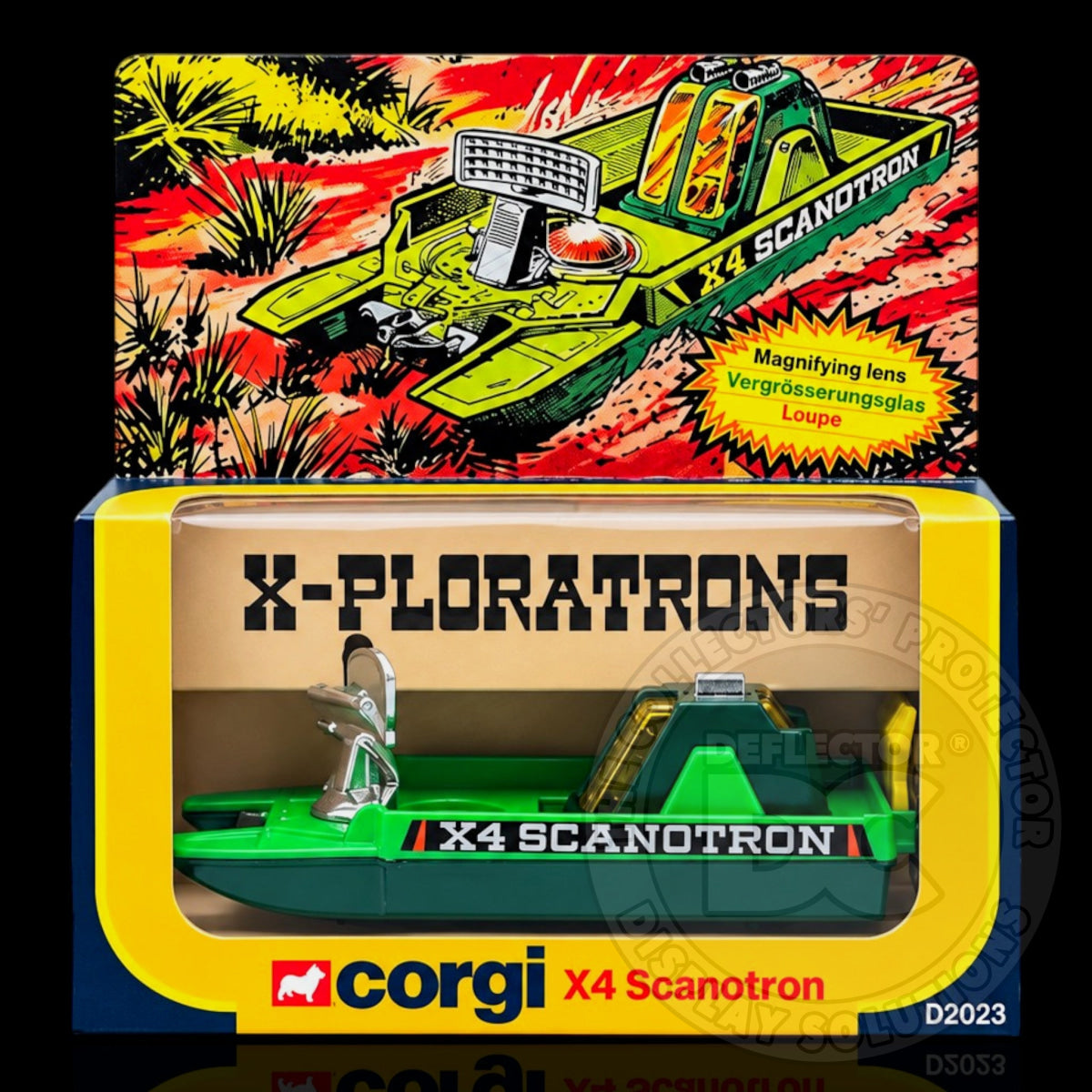 Corgi X-Ploratrons X4 Scanotron Vehicle Display Case