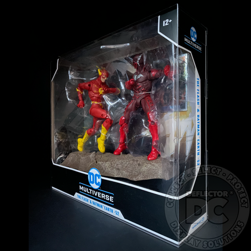 DC Multiverse 2 Pack Figure Folding Display Case