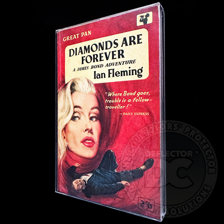 Diamonds Forever First Edition (UK) Paperback Book Display