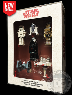 Disney Star Wars Hanging Ornament Set Display Case