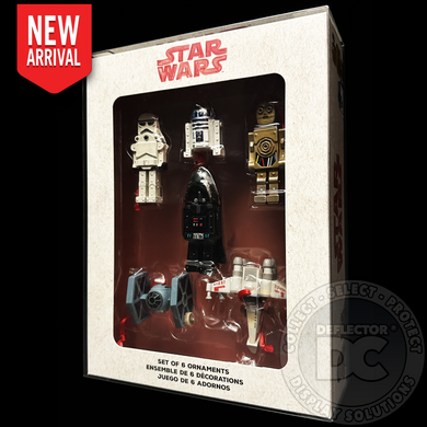 Disney Star Wars Hanging Ornament Set Display Case