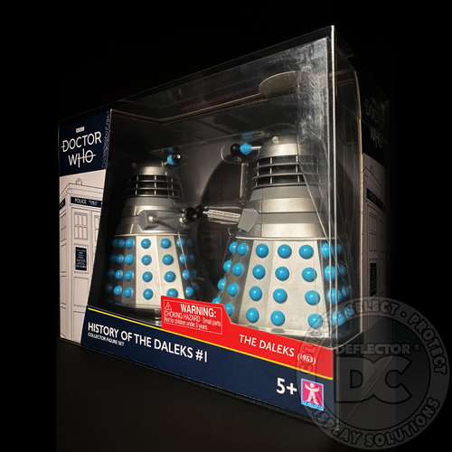 Doctor Who Dalek 2 Pack Figure Folding Display Case