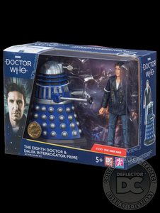 Doctor Who Doctor & Dalek 2 Pack Figure Folding Display Case