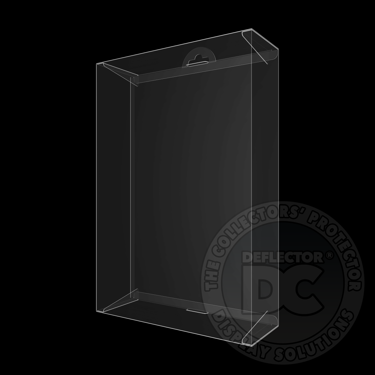 Dune (LJN) Action Figure Display Case Deluxe 600µm / Baron Harkonnen / Card Holder + Hang Tab Folding Display Case
