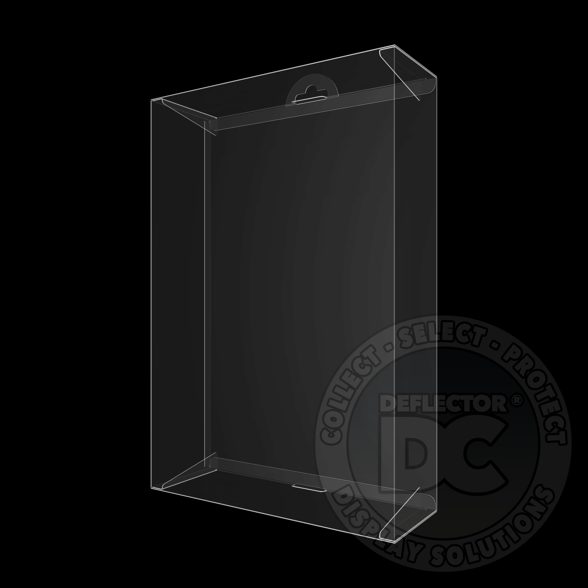 Dune (LJN) Action Figure Display Case Deluxe 600µm / Baron Harkonnen / Card Holder + Hang Tab Folding Display Case
