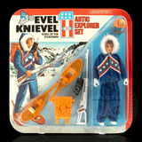 Evel Knievel Artic Explorer Set Figure Display Case