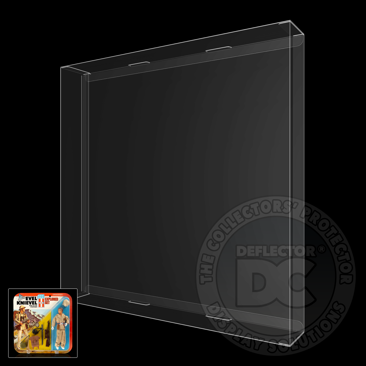 Evel Knievel Explorer Set Figure Display Case