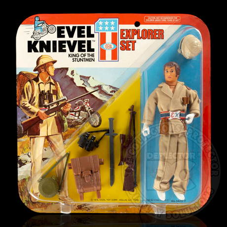 Evel Knievel Explorer Set Figure Display Case