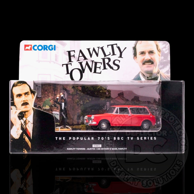Fawlty Towers Austin 1300 & Basil Fawlty Figure Display Case