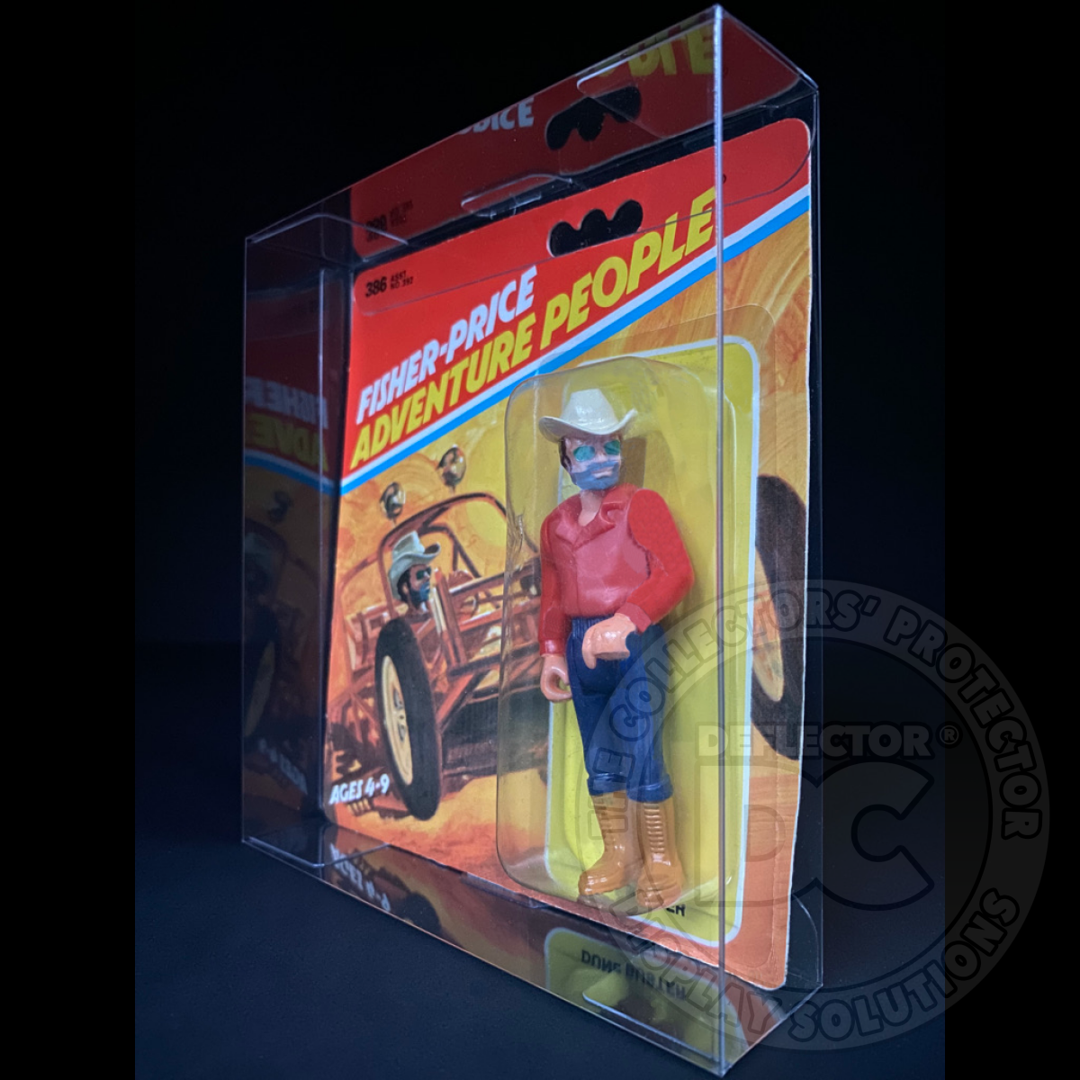Fisher-Price Adventure People Figure Display Case PREMIUM 400μm