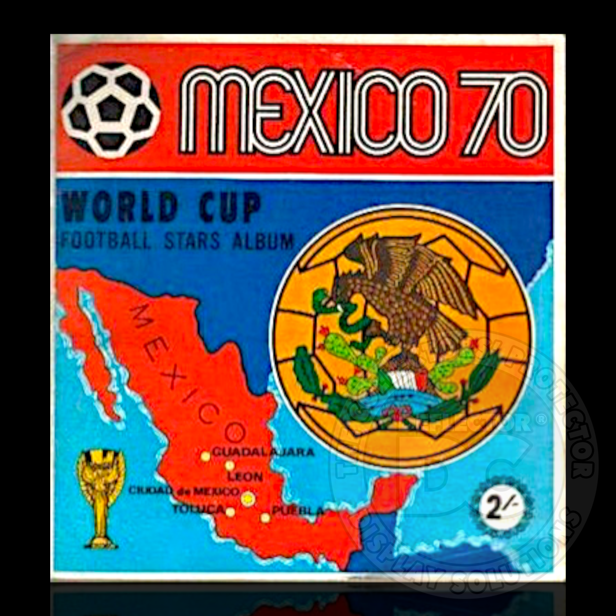 Football World Cup Sticker (Panini) Album Display Case