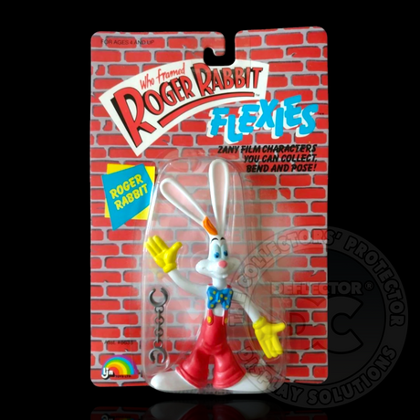 Who Framed Rodger Rabbit Flexies Figure Display Case Deluxe 600µm / Card Holder Folding Display Case
