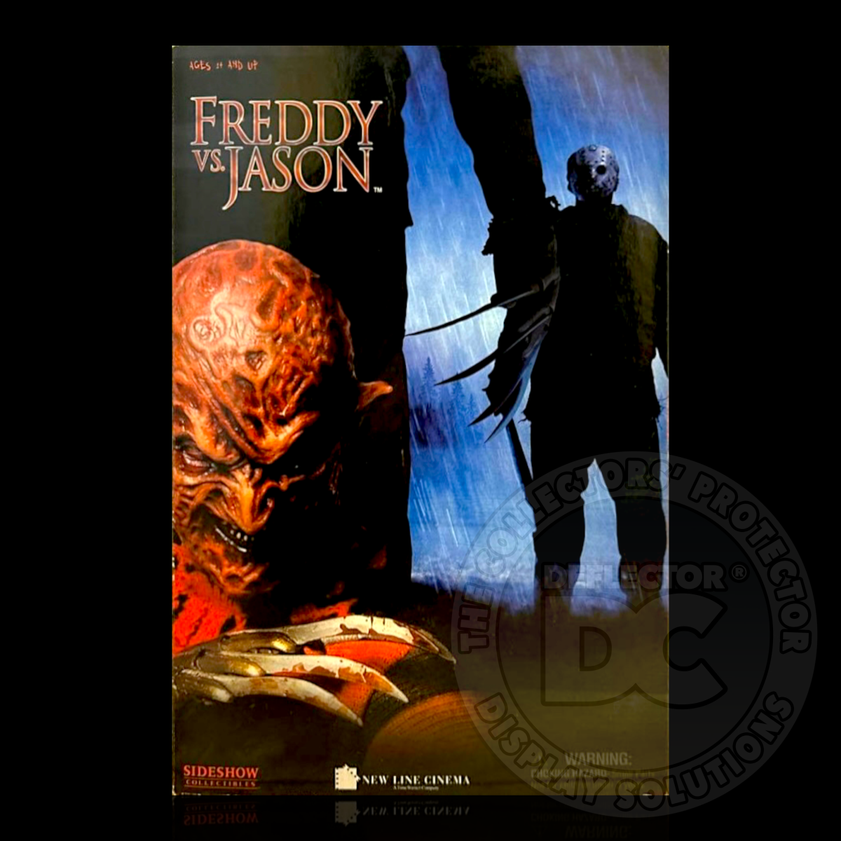 Freddy vs Jason (Sideshow Collectibles) Figure Display Case – Deflector DC